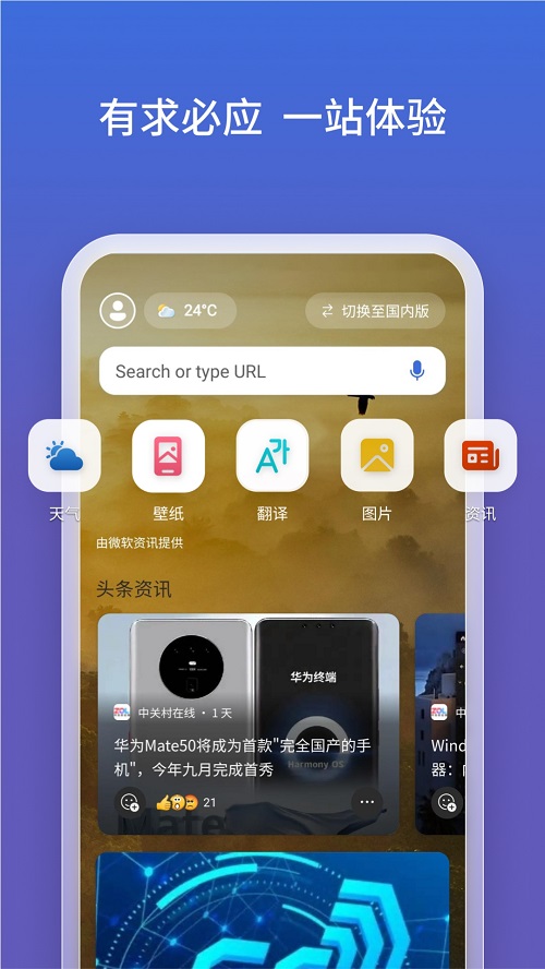 微软bing浏览器 图1