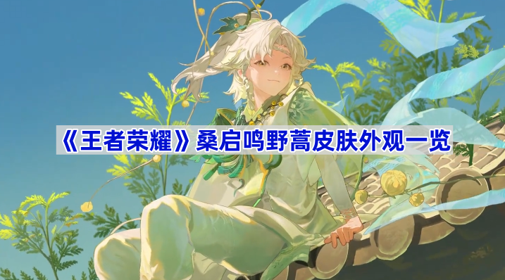 《王者荣耀》桑启鸣野蒿皮肤外观一览 图1