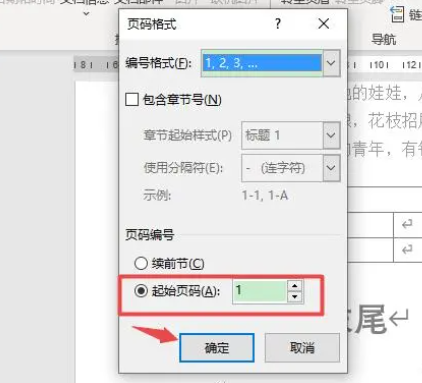 word页码怎么从指定页开始设置_word页码从第三页开始为1怎么设置 图8