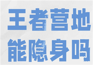 王者营地怎么隐身在线 王者营地怎么隐身访问