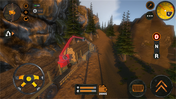 卡车司机森林模拟器手机版(Truck Driver Forest Simulator)