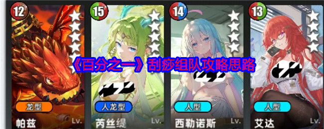 《百分之一》刮痧组队攻略思路 图1