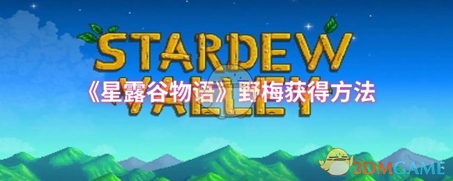《星露谷物语》野梅获得方法 图1 《星露谷物语》野梅获得方法 图1