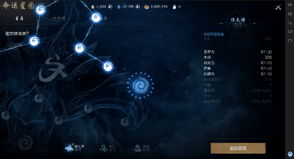 《剑灵2》命运星图介绍 图9 《剑灵2》命运星图介绍 图9
